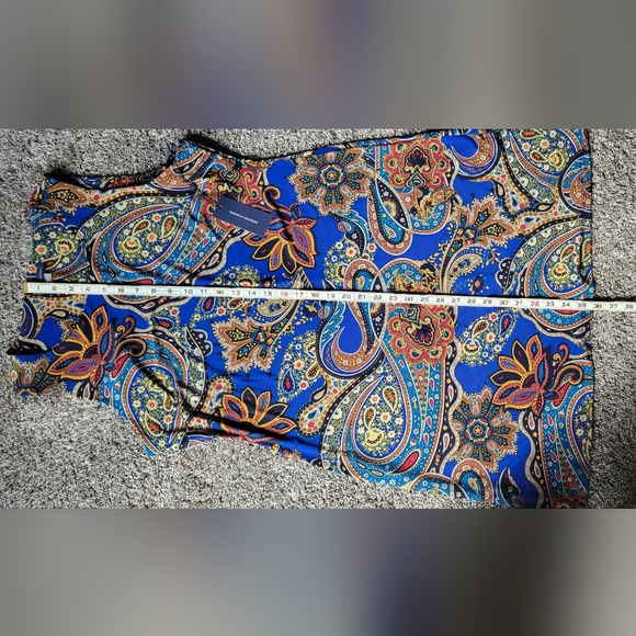 Tommy Hilfiger Sleeveless Paisley Midi Dress - Picture 7 of 7